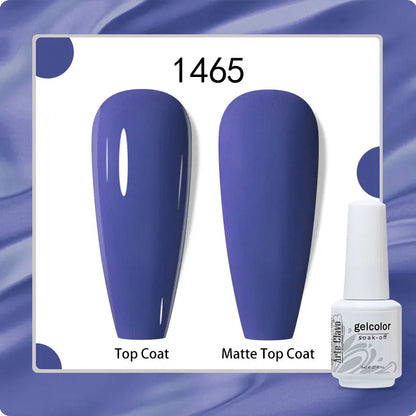 8ml Pure Color Gel Nail Polish Nail Art Manicure Semi Permanent