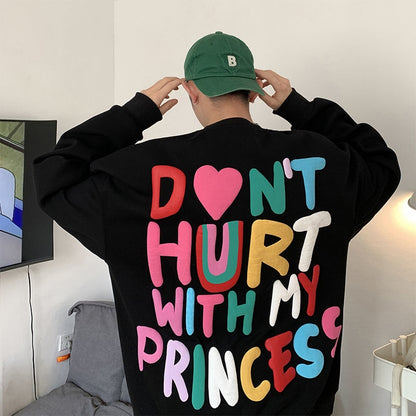 Sweatshirt für Männer lose Mode koreanische Kleidung Hip Hop Streetwear