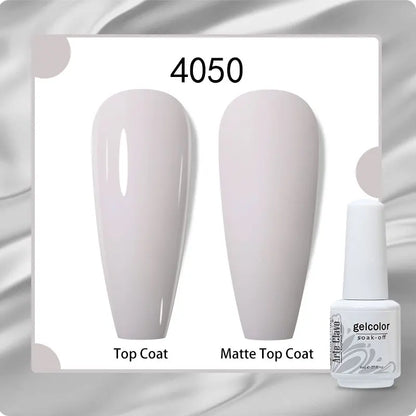 8ml Pure Color Gel Nail Polish Nail Art Manicure Semi Permanent