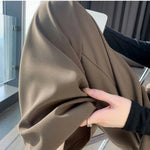 Frauen Koreanischen Stil Hohe Taille Schwarze Hose Büro Damen Mode Lose