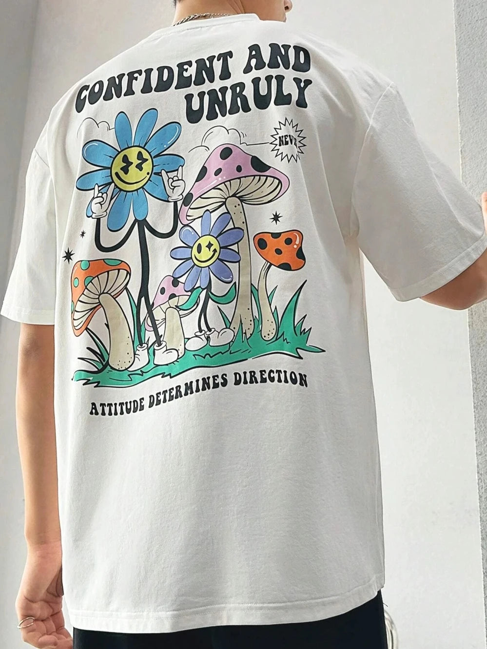 Confident And Unruly Attitude Determines Direction Men T Shirt