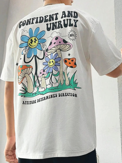 Confident And Unruly Attitude Determines Direction Men T Shirt