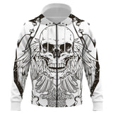 Mode Halloween Schädel 3D Gedruckt Zipper Hoodies Übergroßen Hoody für Harajuku Hip Hop Stil