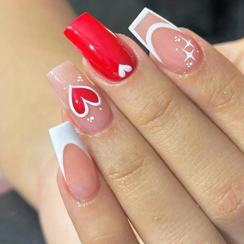 Heart-Shaped Nail Designs Perfect for Date Night