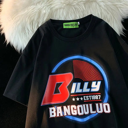 Gothic Chic Fashion-Forward Loose Fit T-Shirt