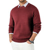 Mens Animal Game Wool Knit Sweater Crew Neck Pullover Streetwear