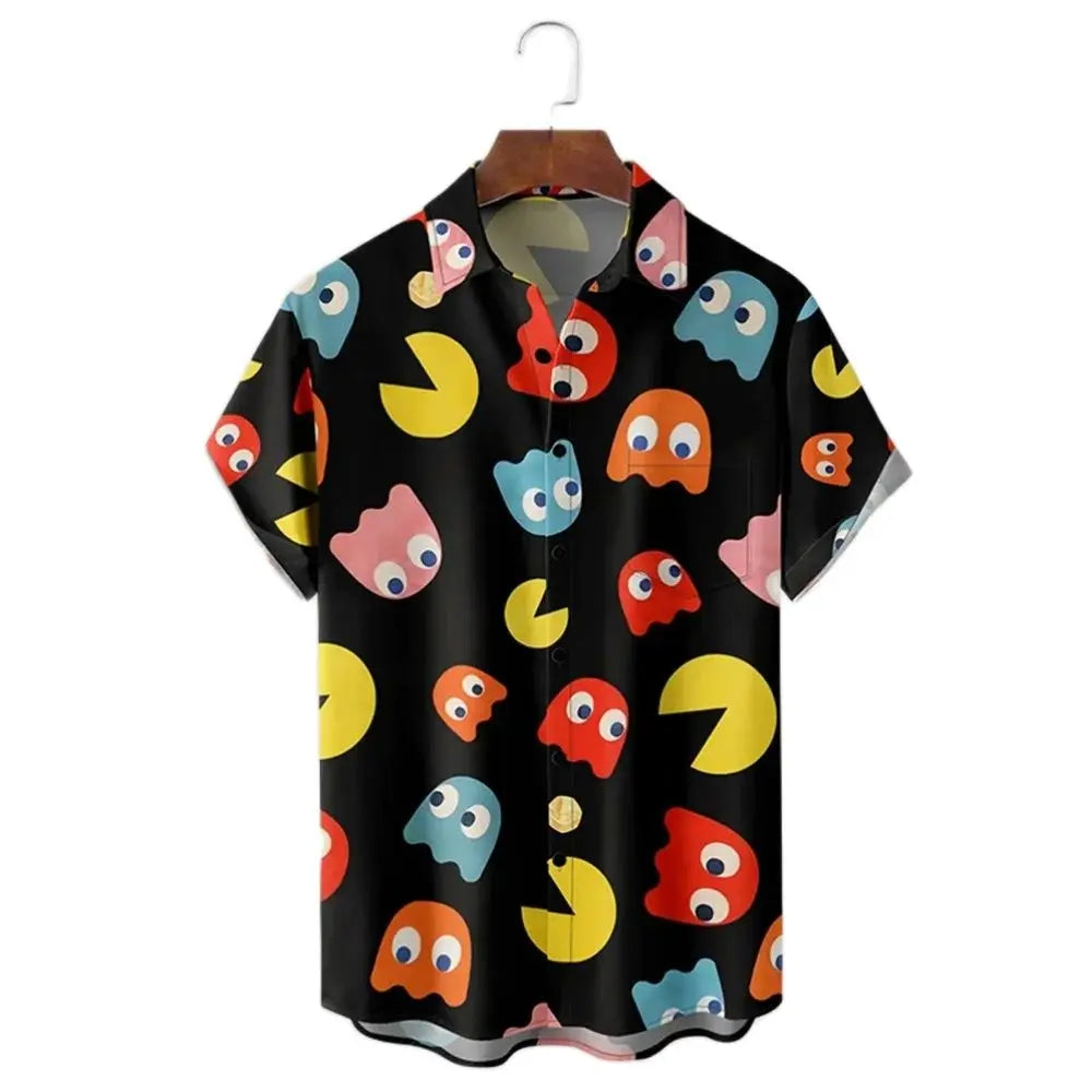 Men’s Hawaiian Shirt 3D Print Summer Casual Short Sleeve