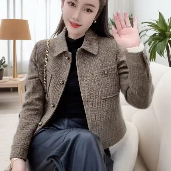 Woolen Coat Women's Spring Autumn