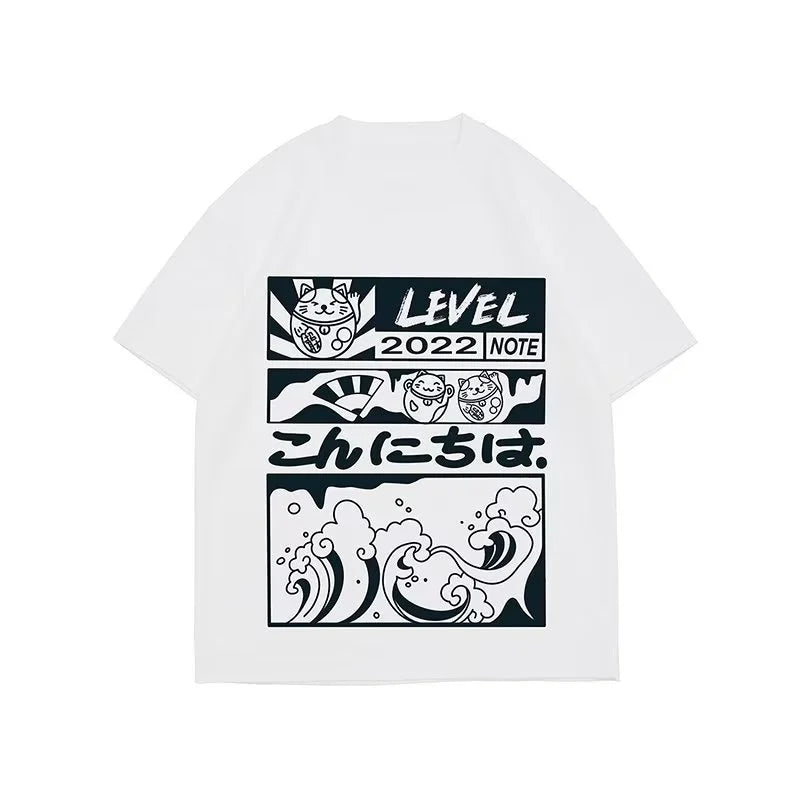 T-shirt Anime Y2k Tops Streetwear Harajuku