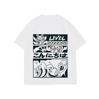 T-shirt Anime Y2k Tops Streetwear Harajuku