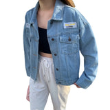 Spring Autumn Denim Jacket Women's Fashion Korean Style Popular