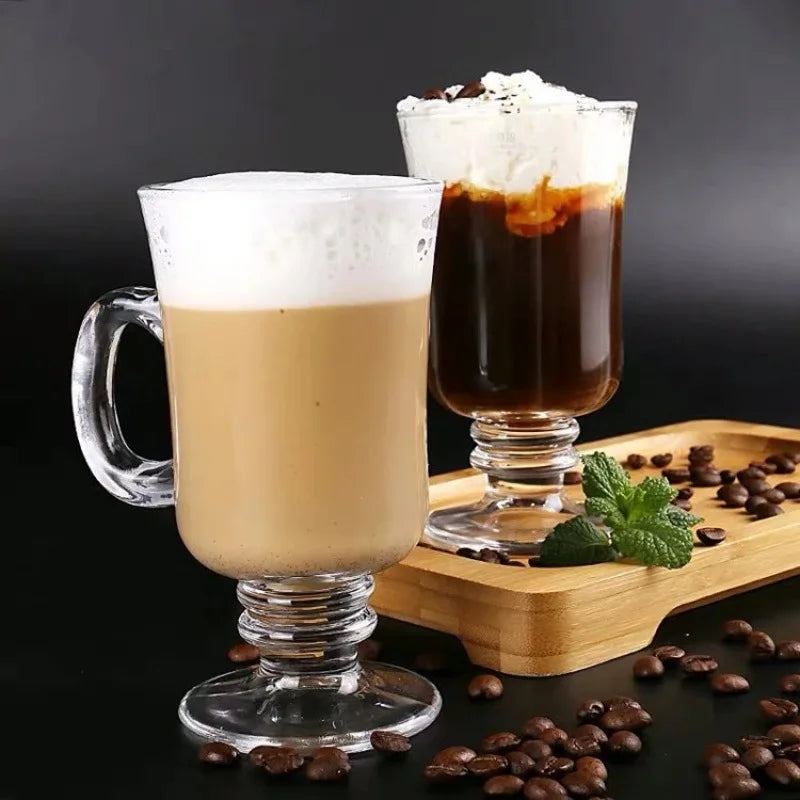 Irish coffee cup coffee cup Glass Juice cup Creative Scented Tea Mousse