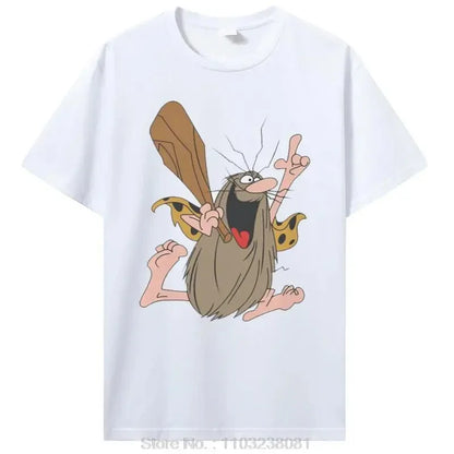 Hanna Barbera Captain Caveman 80s Cartoon Print Tee