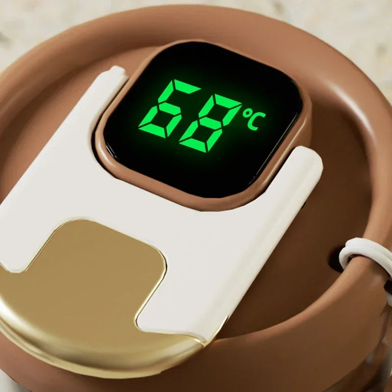 410ml Coffee Cup 316 Stainless Steel Cup Smart Thermos Bottle For Coffee LED Temperature