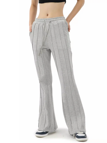 Gray Jogging Sweatpants for Women