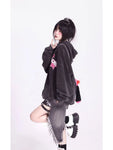 Women's Gothic Star Hoodie Vintage Y2K Harajuku Style