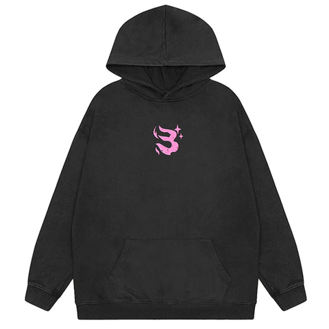 American Vintage Y2K Storm Letter Print Hoodie