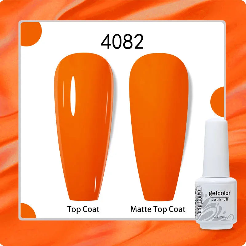 8ml Pure Color Gel Nail Polish Nail Art Manicure Semi Permanent