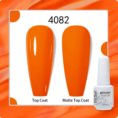 8ml Pure Color Gel Nail Polish Nail Art Manicure Semi Permanent