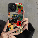 Abstract Cat iPhone Case: Unique Art for Your Phone