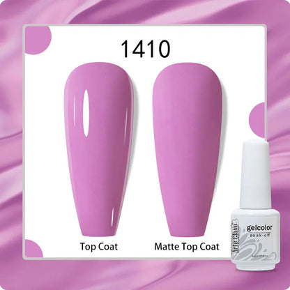 8ml Pure Color Gel Nail Polish Nail Art Manicure Semi Permanent