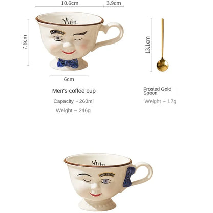 Retro Coffee Cup Breakfast Tea