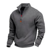 Men's Half Zip Fleece Sweatshirt - Stand Collar Pullover