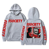 Geeky Mr Robot Fsociety Graphic Hoodie