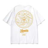 Men's Oversized street T-shirt Irregular Tops Summer Tee y2k