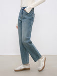 Tapered Jeans for Women Casual High Waisted Pants