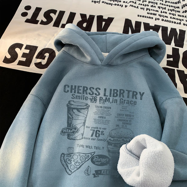 Streetwear Loose Lazy Hoodies Pullover Hip-hop Sweatshirt