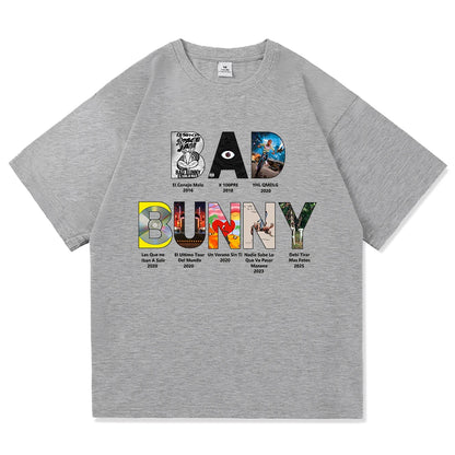 Bad Bunny 2025 Vintage Frog Graphic Tee