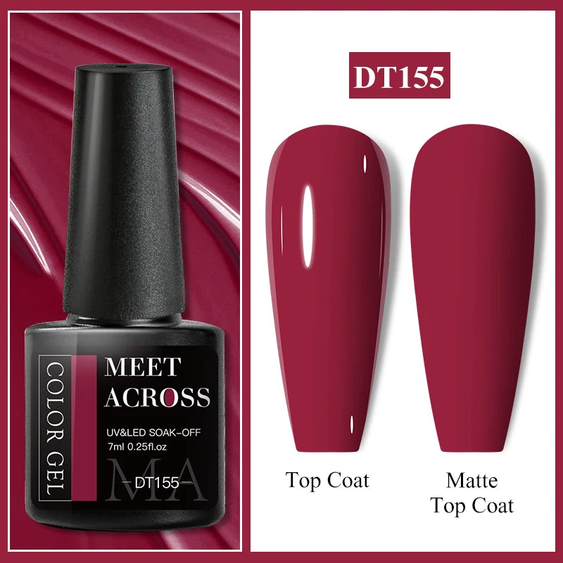 7ml Super Top Coat Gel Nail Base Gel Matte Top Coat Semi-Permanent