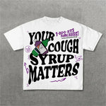 Y2K Top Syrup Matters Graphic Print Tee