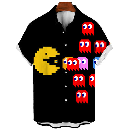 Men’s Hawaiian Shirt 3D Print Summer Casual Short Sleeve