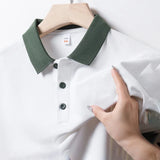 Men's Solid Casual Fashion Short Sleeved Shirt Summer Top