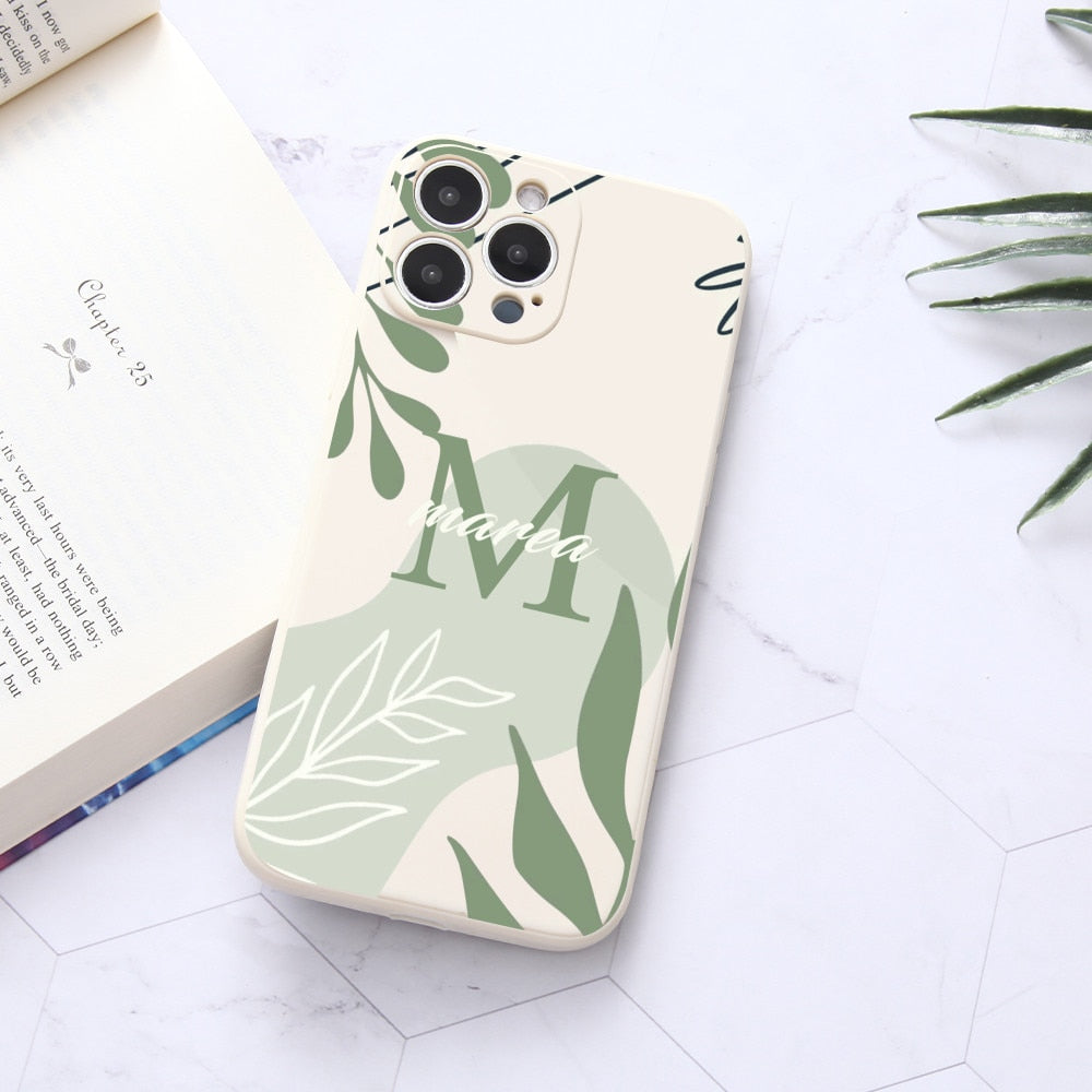 Flower Phone Case For iPhone Personalized Soft Cover