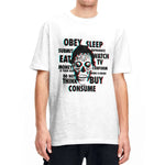 Break Free from the Cycle: The Eat Work Repeat Obey Tee