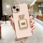 Bling Perfume  Holder Phone Case For iphone  Bracket Plating Cover