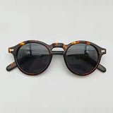 Vintage Round Acetate Sunglasses