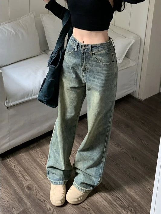 Women's Y2K Baggy Wide Leg Jeans