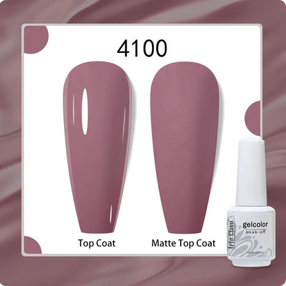 8ml Pure Color Gel Nail Polish Nail Art Manicure Semi Permanent