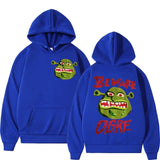 Gothic Streetwear Beware Ogre Graphic Hoodie