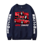 Cool Racing Car MR2 SW20 Graphic Sweater