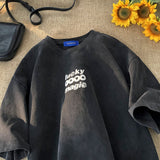Luxus Herren T-Shirt Mode Y2k Tops Sommer reiner Baumwollstoff