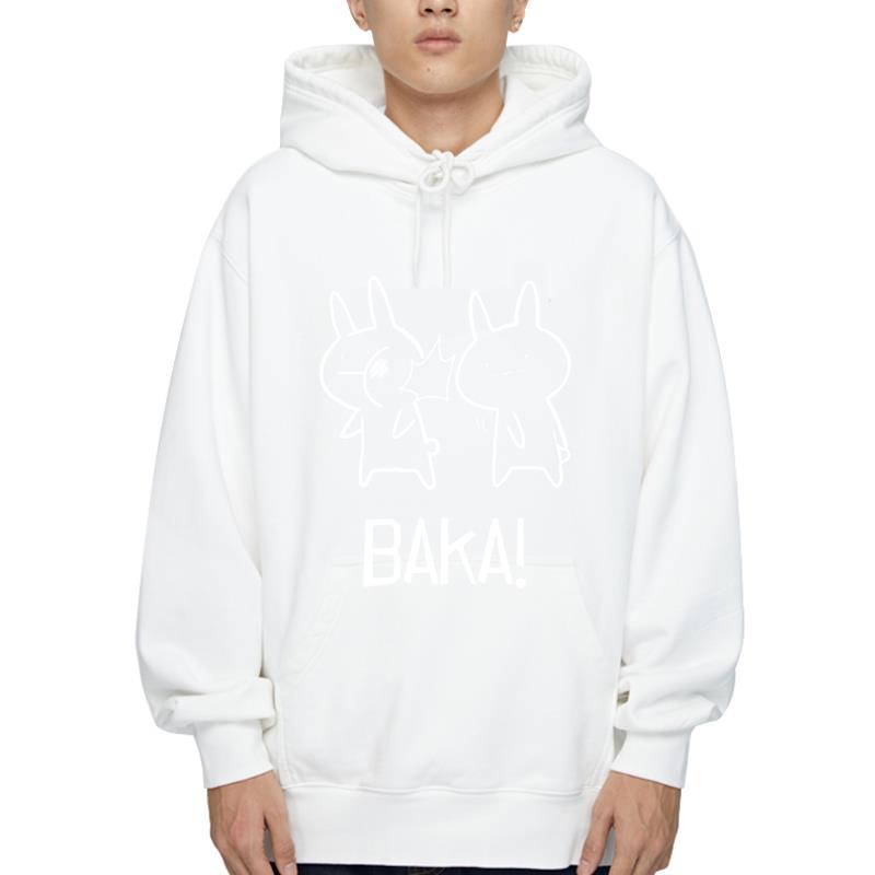 Men Hoodies Fleece Baka Outerwear For True Otakus