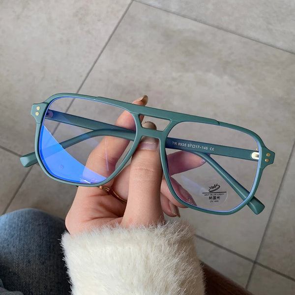 Square Anti-Blue Light Eyeglasses