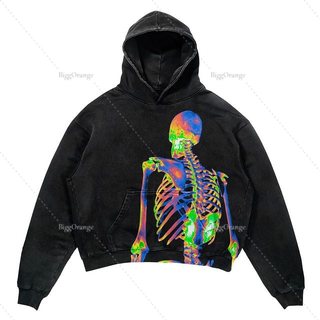 Hoodies Harajuku Streetwear Grunge Übergroße