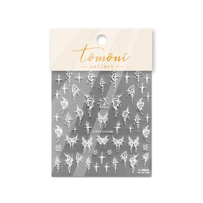 Bronzing Gilded Butterfly Nail Art