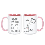 Best Friend Gift Never Too Far To Have Coffee Together